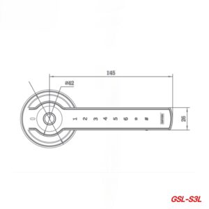 Khóa điện tử cửa gỗ GIOVANI GSL-S3 khoa dien tu giovani gsl s3 1