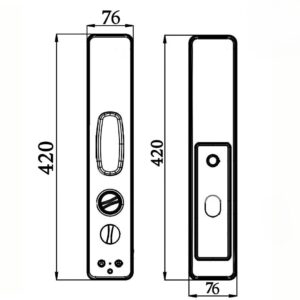 Khóa điện tử cửa gỗ DEMAX SL828 khoa nhan dien khuong mat face id demax SL828 gs ac