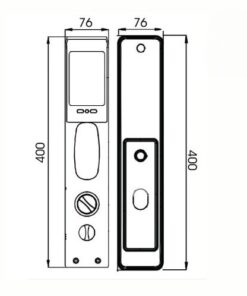 Khóa điện tử cửa gỗ DEMAX SL866