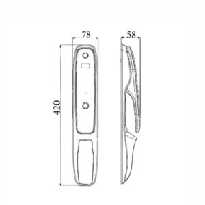 Khóa điện tử cửa gỗ DEMAX SL898