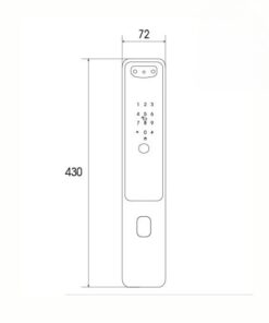 Khóa điện tử cửa gỗ DEMAX SL899 GC Khóa điện tử cửa gỗ DEMAX SL899 GC