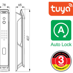Khóa điện tử cửa gỗ DEMAX EL999