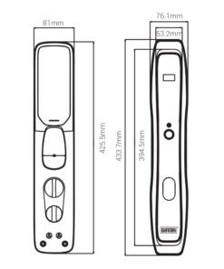Khóa điện tử cửa gỗ GIOVANI GSL-A1C khoa thong minh cua go gsl a1cbk