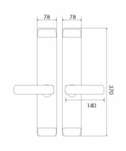 Khóa điện tử cửa gỗ DEMAX SL768 BN Khóa điện tử cửa gỗ DEMAX SL768 BN