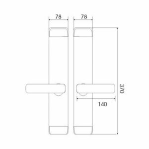 Khóa điện tử cửa gỗ DEMAX SL768 BN