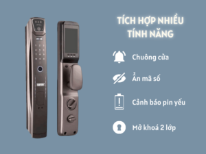 Khóa cửa thông minh loại nào tốt đáng mua trong 2025 Tích hợp tính năng khóa gsl g515