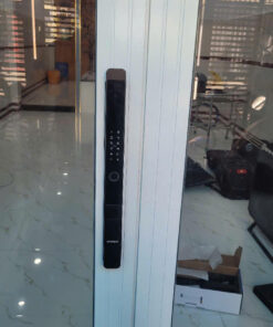 Khóa vân tay cửa nhôm tự động, chống nước Hyundai HY-SLS005 Black