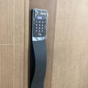 Khóa vân tay cửa gỗ tự động Hyundai HY-SLA807F Black Face ID