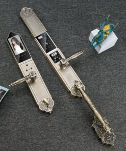 Khóa cửa vân tay tân cổ điển HYUNDAI HY-SLC8818 Bronze Khóa cửa vân tay tân cổ điển HYUNDAI HY-SLC8818 Bronze