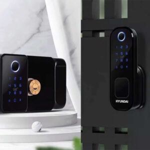 Khóa điện tử cửa cổng chống nước, vân tay 2 chiều Hyundai HY-SLN002 Black Khóa điện tử cửa cổng chống nước, vân tay 2 chiều Hyundai HY-SLN002 Black