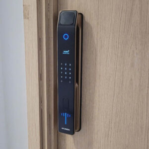 Khóa điện tử cửa gỗ tự động Hyundai HY-SLA808 Khóa điện tử cửa gỗ tự động Hyundai HY-SLA808