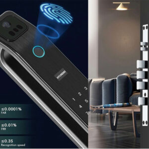 Khóa điện tử cửa gỗ tự động Hyundai HY-SLA808 Khóa điện tử cửa gỗ tự động Hyundai HY-SLA808