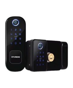 Khóa điện tử cửa cổng chống nước, vân tay 2 chiều Hyundai HY-SLN002 Black