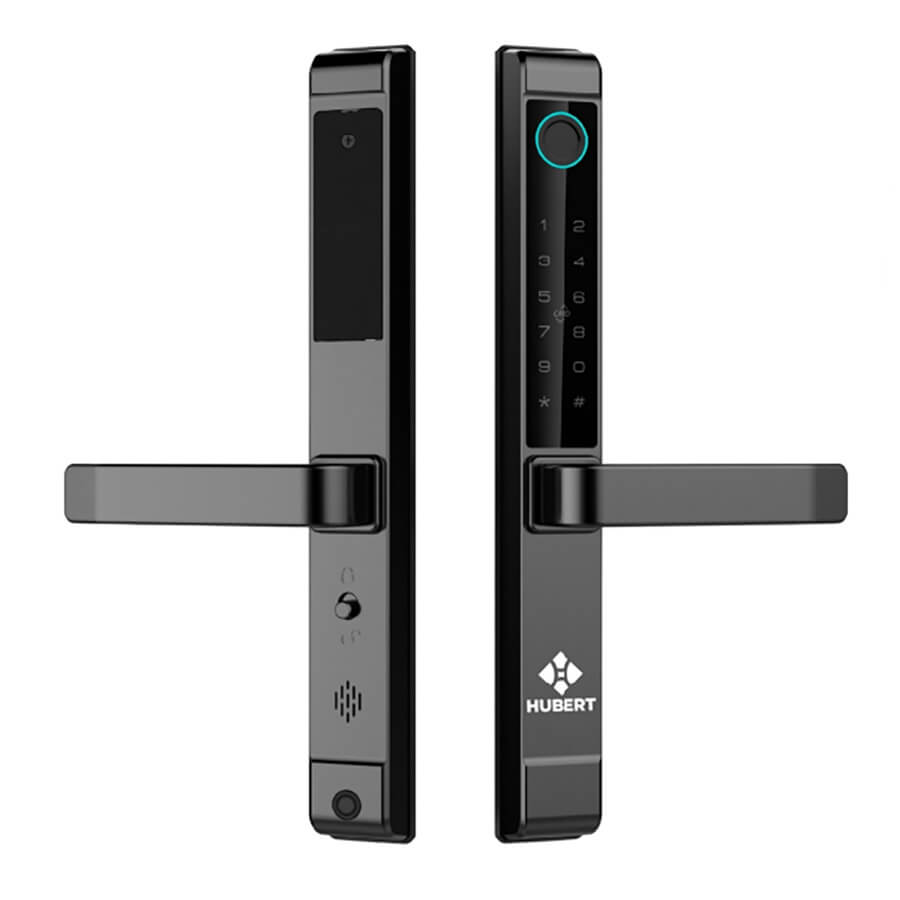 Khóa điện tử cửa nhôm HB CN21 Black (Mẫu mới)
