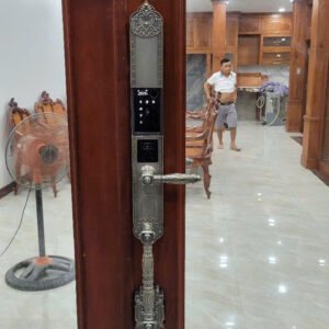 Khóa cửa vân tay tân cổ điển HYUNDAI HY-SLC8818 Bronze