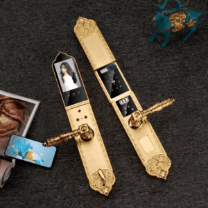 Khóa cửa vân tay đại sảnh HYUNDAI HY-SLC8817 Gold