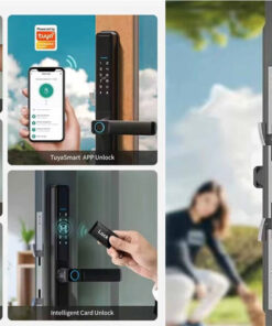 Khóa vân tay cửa nhôm tay gạt, chống nước Hyundai HY-SLS003 Khóa vân tay cửa nhôm tay gạt, chống nước Hyundai HY-SLS003