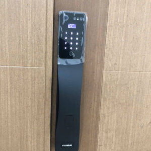 Khóa vân tay cửa gỗ tự động Hyundai HY-SLA807F Black Face ID