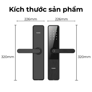 Khóa điện tử cửa gỗ Kaadas M5