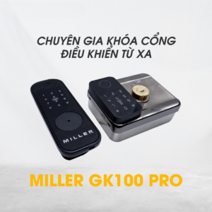 Khóa điện tử cửa cổng Miller GK100 Pro khoa dien tu cong sat miller gk100 pro 1