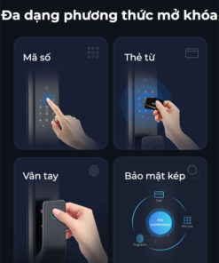 Khóa điện tử cửa gỗ Kaadas Q3 Khóa điện tử cửa gỗ Kaadas Q3