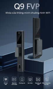 Khóa điện tử cửa gỗ Kaadas Q9-FVP Khóa điện tử cửa gỗ Kaadas Q9-FVP