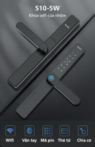 hóa điện tử cửa nhôm Kaadas S10-5W