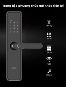 Khóa điện tử cửa gỗ Kaadas S500-C Khóa điện tử cửa gỗ Kaadas S500-C