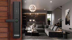 Khóa điện tử cửa gỗ hyundai-hy-sl609 