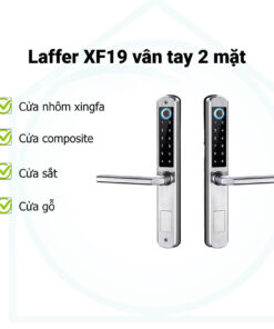Khoá vân tay cửa nhôm 2 mặt LAFFER XF19 Khóa vân tay 2 mặt XF19