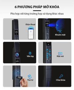 Khoá vân tay nhận diện khuôn mặt LAFFER XD02 Khóa vân tay Laffer XD02