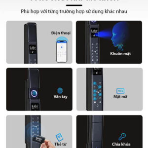 Khoá vân tay nhận diện khuôn mặt LAFFER XD02 Khóa vân tay Laffer XD02