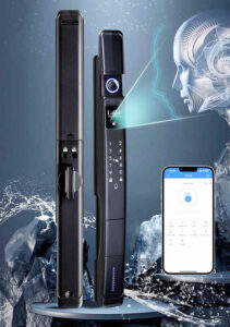 Khóa thông minh cửa nhôm giá rẻ, lắp đặt tận nơi Khóa vân tay Laffer XD02