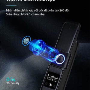 Khoá vân tay nhận diện khuôn mặt LAFFER XD02 Khóa vân tay Laffer XD02