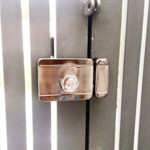 khóa vân tay cửa cổng 1 mặt Laffer A11