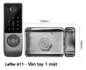 Khoá vân tay cửa cổng 1 mặt LAFFER A11 khóa vân tay cửa cổng Laffer A11
