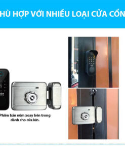 Khóa vân tay cửa cổng Laffer A18