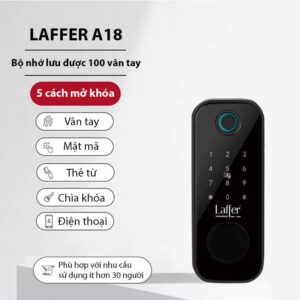 Khoá vân tay cửa cổng 1 mặt LAFFER A18 Khóa vân tay cửa cổng Laffer 1 mặt A18