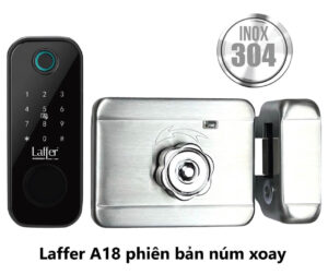 Khoá vân tay cửa cổng 1 mặt LAFFER A18 Khóa vân tay cửa cổng Laffer 1 mặt A18