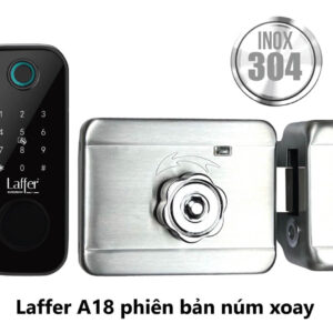 Khoá vân tay cửa cổng 1 mặt LAFFER A18 Khóa vân tay cửa cổng Laffer 1 mặt A18