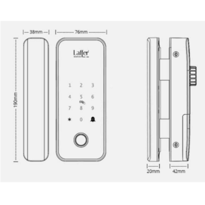 Khóa cửa vân tay Laffer G08