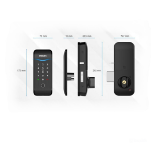 Top mẫu khóa cửa cổng sắt điện tử đáng mua nhất 2026 Khóa điện tử PHILIPS 5100-5HBKS