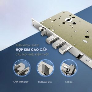 Top các mẫu khóa vân tay Philips chính hãng giá tốt nhất hiện nay Khóa điện tử PHILIPS 9200