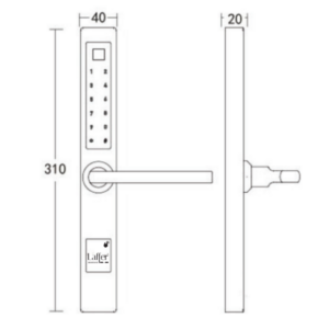 Khoá vân tay LAFFER XF18 khoa van tay Laffer xf18 1