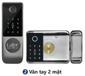 Khoá vân tay cửa cổng 2 mặt LAFFER A11 khóa vân tay cửa cổng 2 mặt Laffer A11