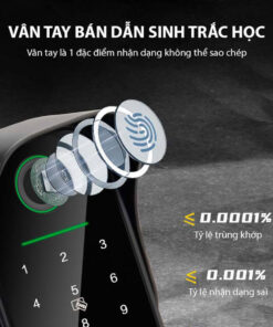 Khóa vân tay cửa cổng Laffer A18