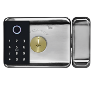 Khoá vân tay cửa cổng 2 mặt LAFFER A11 khoa van tay cua cong laffer a11 2 1