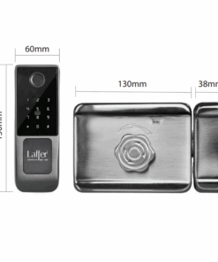 Khoá vân tay cửa cổng 1 mặt LAFFER A11 khoa van tay cua cong laffer a11