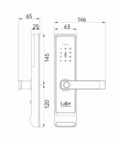 Khoá vân tay LAFFER LX03 Bạc