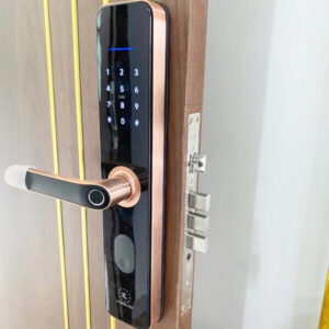 Khóa điện tử cửa gỗ Kassler KL-696 khóa điện tử cửa gỗ Kassler KL-696 Red Bronze